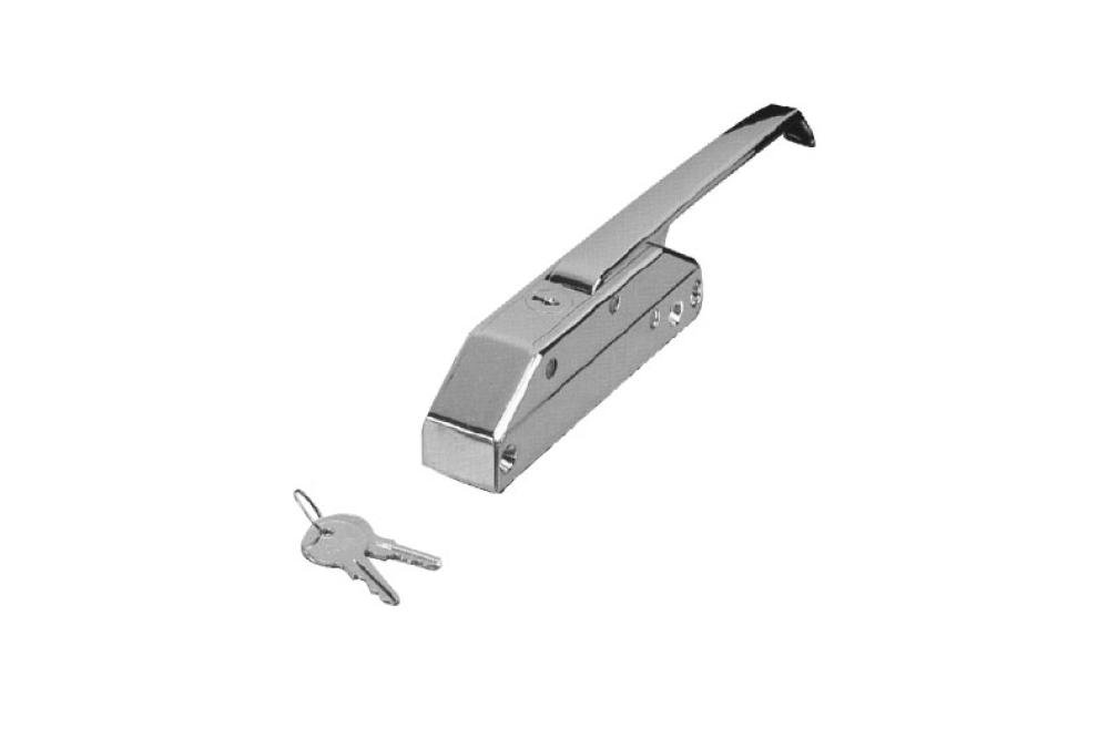 KBL-3011-845 | FERMETURE CHROMEE POIGNEE DROITE AVEC SERRURE A CYLINDRE