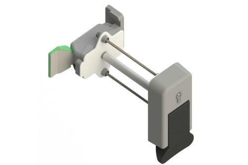 MTF-0001-000 | FERMETURE À 1 POINT PR PORTES EN SUREP. RAL 7004