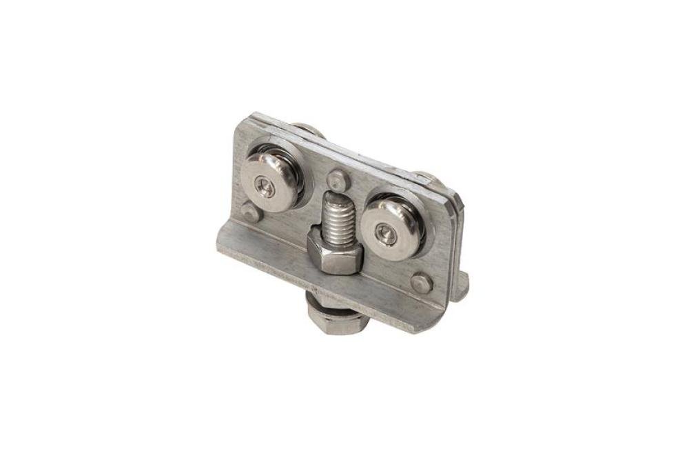 SRP-9001-000 | RVS DEURHOUDER MET RVS WIELTJES EN RVS KOGELLAGERS