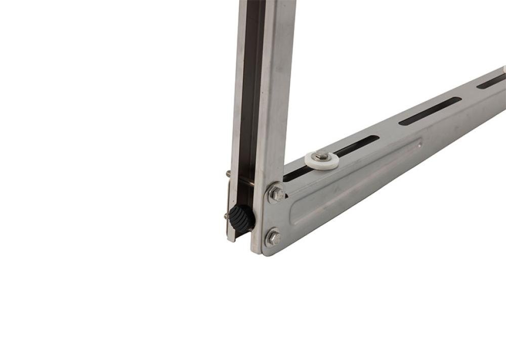 ALX-6511-000 | SUPPORT MURAL ACIER INOX 1.5MM+TRAVERSE 540X400X780MM - 100+100KG - AISI304