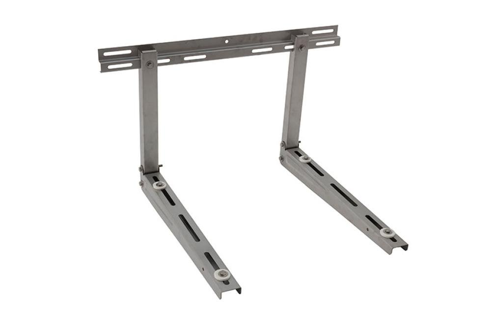 ALX-6512-000 | SUPPORT ACIER INOX 1.5MM AVEC TRAVERSE 640X400X780MM - 90+90KG - AISI304