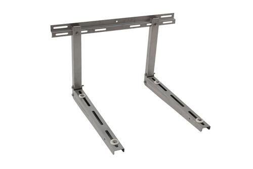 ALX-6512-000 | SUPPORT ACIER INOX 1.5MM AVEC TRAVERSE 640X400X780MM - 90+90KG - AISI304