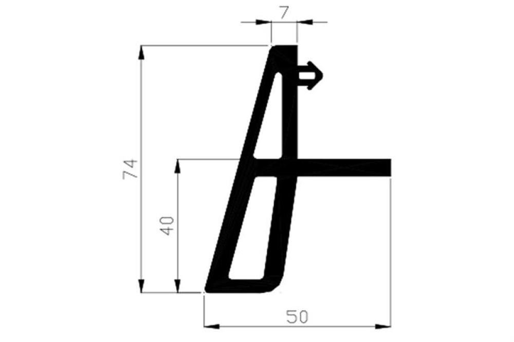 JCR-0380-020 | SLEEPBAND SCHUIFDEUREN 50X42MM MET PIJL