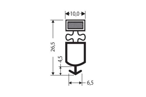 JPC-1500-020 | MAGNEETDICHTING 2,35MTR/LNG