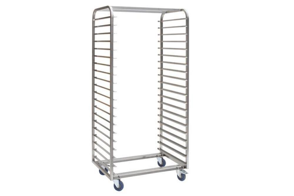 CRT-2621-000 | RVS REGAALWAGEN BAKERY 800X600MM 20 NIVEAUS - TYPE H - IN: 800MM (T°-)