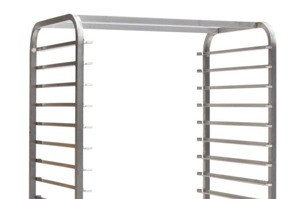 CRT-2621-000 | RVS REGAALWAGEN BAKERY 800X600MM 20 NIVEAUS - TYPE H - IN: 800MM (T°-)