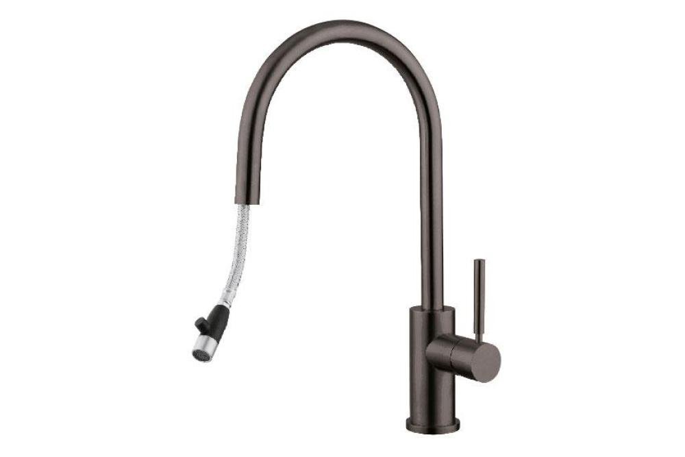 KRO-4102-846 | CIGNO RVS - AISI304 - KRAAN MET UITTREKBARE SPROEIKOP