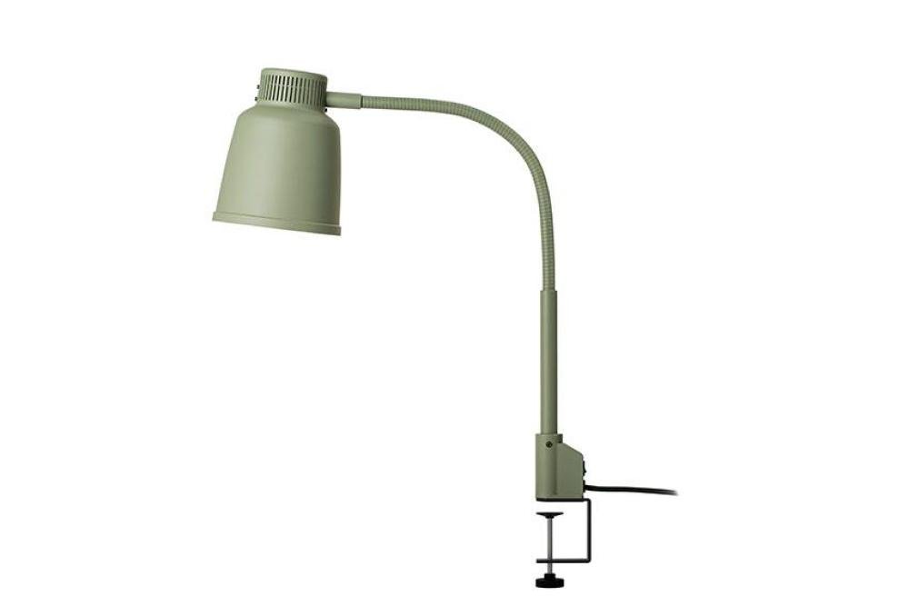LSH-2101-057 | VRIJSTAANDE WARMHOUDLAMP LPF MET KLEM H = 635MM - DIA 180MM - LAMP 250W INCL