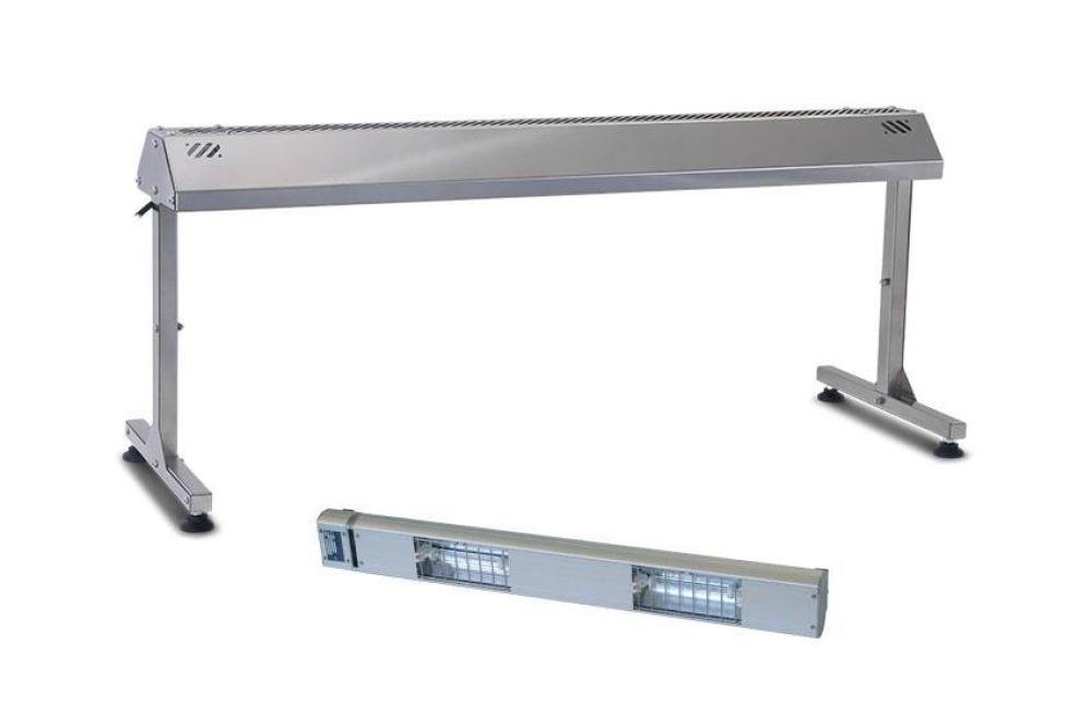 ROB-0064-000 | RVS HOUDER VOOR WARMTELAMP 900MM INCL. KWARTSWARMTELAMP