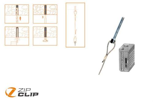 ZCM-2102-873 | THREAD-IT M8X25MM OPHANGSYSTEEM 2MTR - BELASTING 50KG - 10PCE/PCK