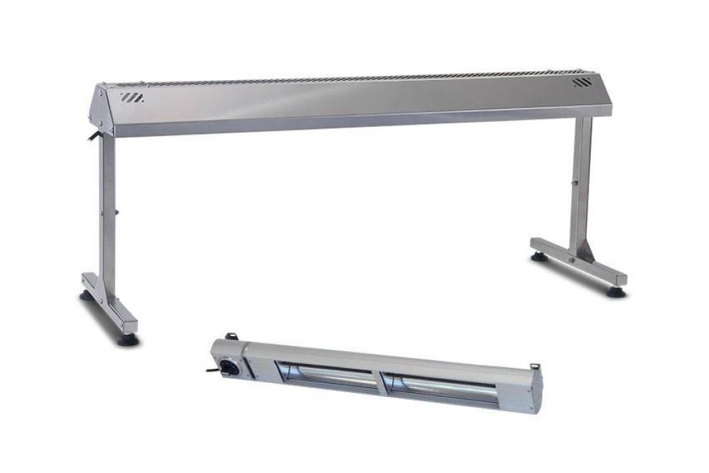 ROB-0063-000 | RVS HOUDER VOOR WARMTELAMP 900MM INCL. INFRAROODLAMP
