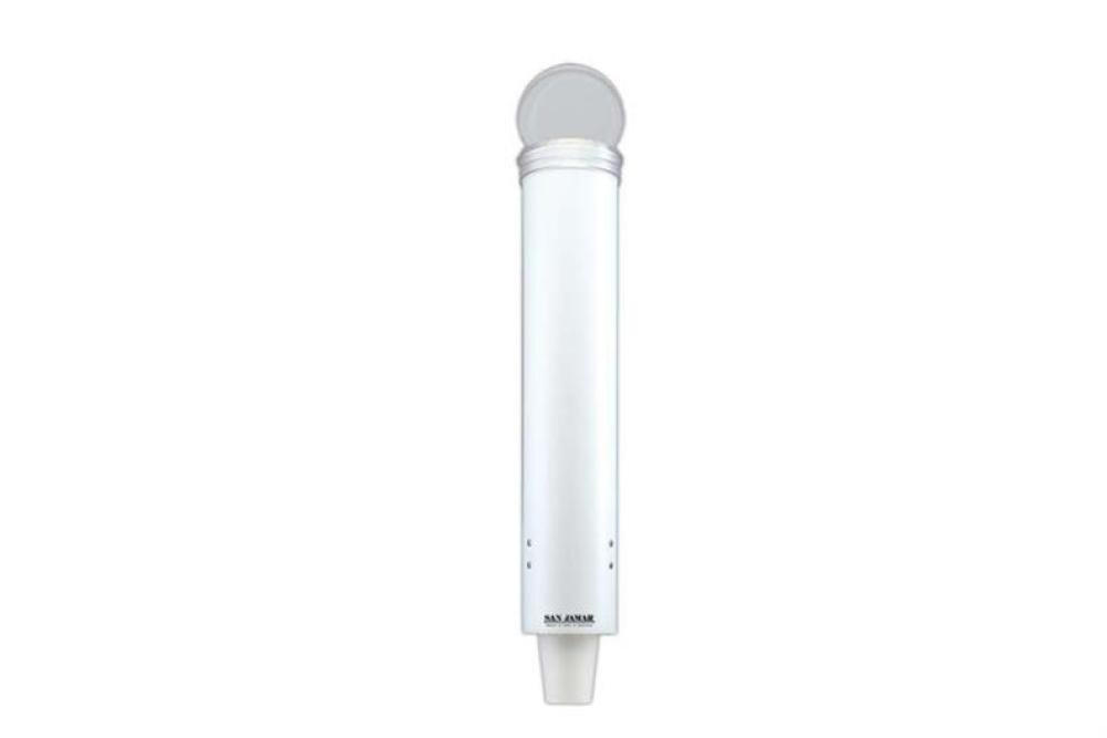 CDP-4100-010 | WATERCUPDISPENSER 'PULL' TYPE - STANDARD TRANSPARANT WIT - Ø BEKER : 57-73MM