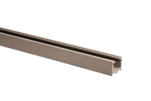 SUP-6206-854 | ALU STELLIJST VOOR OPBOUW RVS LOOK - NIET GEBOORD - 6MTR/LNG