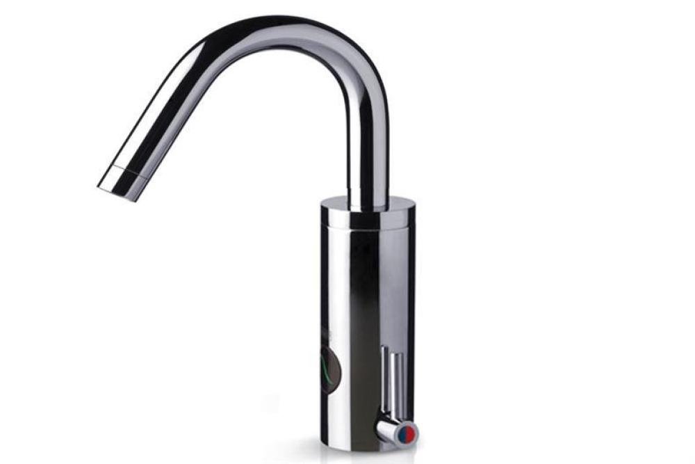 LKR-5113-000 | ROBINET INFRAROUGE ARCOMIX PLUS SINGLE SENSOR - COL DE CYGNE FIXE 195MM