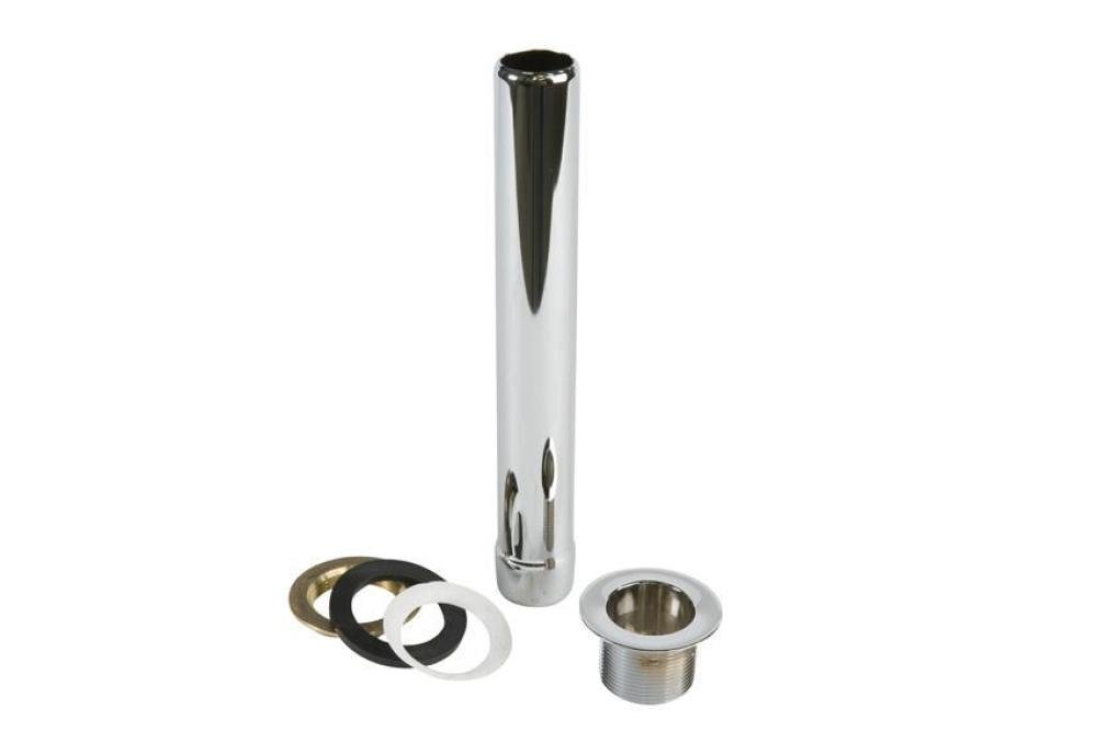 SDV-0250-845 | SET STANDPIJP+AFVOERROOSTER VERCHROOMD H 230MM (SD25) - 1'1/2