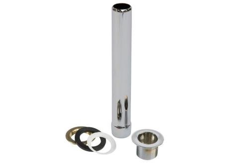 SDV-0300-845 | SET STANDPIJP+AFVOERROOSTER VERCHROOMD H 280MM (SD30) - 1'1/2