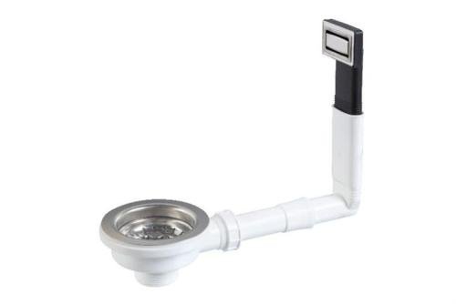 SIF-0003-845 | KIT TROP- PLEIN LONG + BONDE DE DECHARGE CUVES AVEC TROU 3 1/2 ' - PROF. 200MM