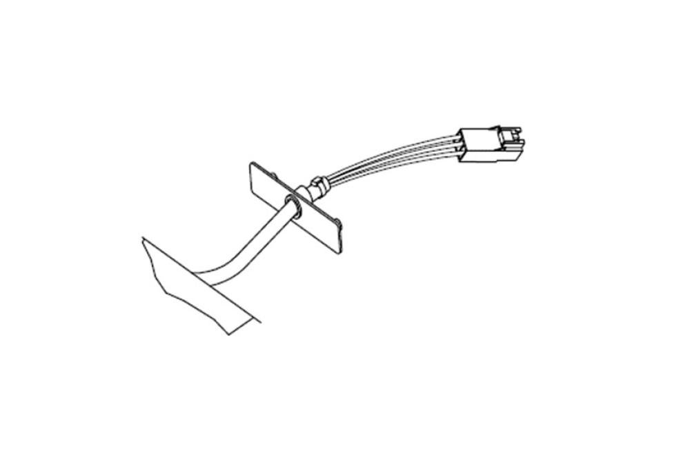 CIS-9000-000 | KABEL EN CONNECTIE / STEKKER TUSSEN DEUR EN FRAME - R/L OMKEERBAAR