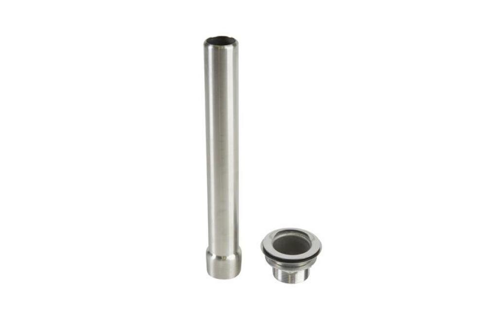 SDI-0300-000 | SET RVS STANDPIJP + AFVOERROOSTER 1'1/2 H 270MM - AISI304
