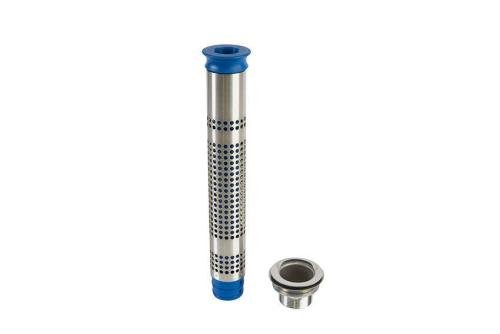 SDI-1300-000 | SET GEPERFOREERDE STANDPIJP MET INZET H 255MM + AFVOERROOSTER 1'1/2 - AISI304