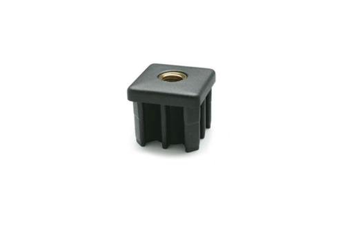 TSP-2140-020 | KUNSTSTOF INSLAGDOP MET SCHROEFDRAAD 40X40X1.2MM M10 H=38MM 6000N
