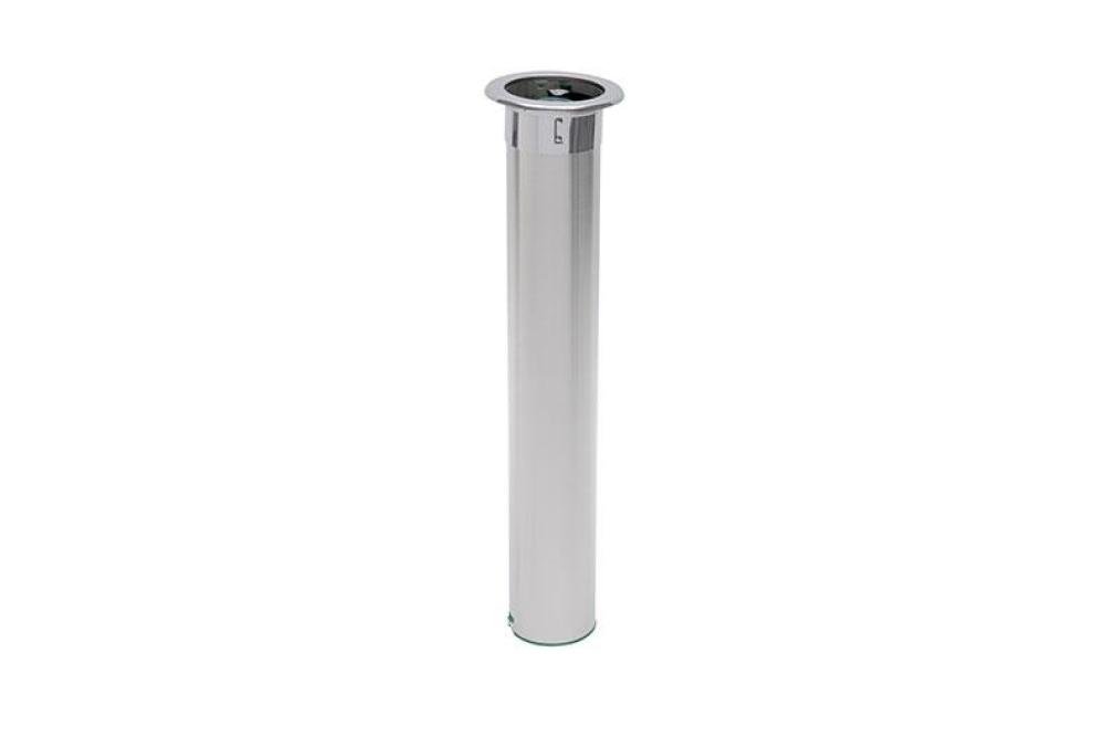 CDP-1010-000 | INBOUW BEKERDISPENSER - RVS (L 457MM) HORIZONTAAL - Ø BEKER : 56-81MM