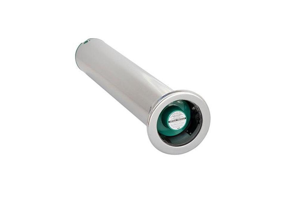 CDP-1010-000 | INBOUW BEKERDISPENSER - RVS (L 457MM) HORIZONTAAL - Ø BEKER : 56-81MM