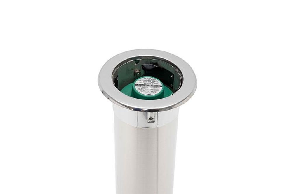 CDP-1010-000 | INBOUW BEKERDISPENSER - RVS (L 457MM) HORIZONTAAL - Ø BEKER : 56-81MM
