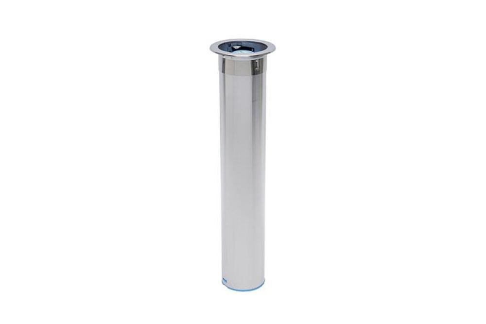 CDP-1021-000 | INBOUW BEKERDISPENSER - RVS HORIZONTAAL - Ø BEKER : 70-98MM