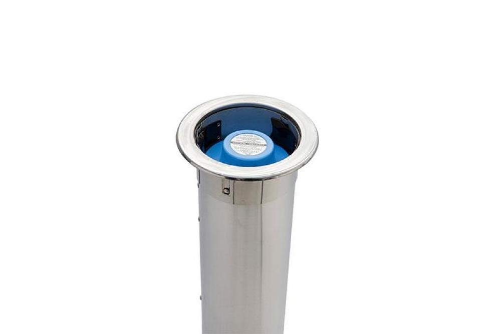 CDP-1021-000 | INBOUW BEKERDISPENSER - RVS HORIZONTAAL - Ø BEKER : 70-98MM