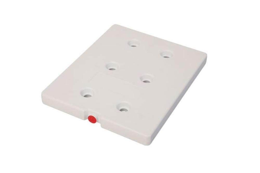 EUP-1216-070 | EUTECT. PLAAT GN1/2 -16°C - RODE DOP 325X265X30MM