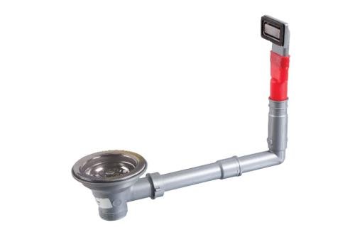 SIF-0001-846 | KIT TROP- PLEIN+BONDE DE DECHARGE CUVES AVEC TROU 3 1/2 ' - PROF. 200MM