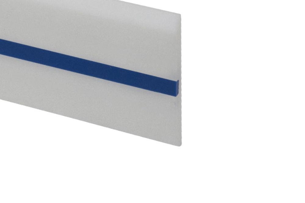 PPE-1112-060 | STOOTRAND IN PE + INZETPROFIEL 2000X150X15MM - VOORGEBOORD - 2MTR/LNG