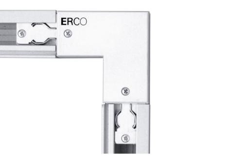 LSH-9013-306 | ERCO TRACK HOEKVERBIND. - AARDING BINNEN VOOR LINUM WARMHOUDLAMPEN