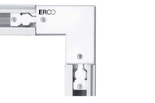 LSH-9014-306 | ERCO TRACK HOEKVERBIND. - AARDING BUITEN VOOR LINUM WARMHOUDLAMPEN