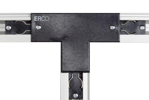 LSH-9015-020 | ERCO TRACK T-VERBINDING - AARDING RECHTS VOOR LINUM WARMHOUDLAMPEN