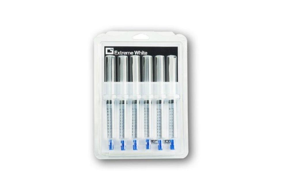 ALX-0721-000 | EXTREME WHITE LEAK STOP 6-PACK VAN 12ML CARTRIDGES MET 1/4 SAE ADAPTORS
