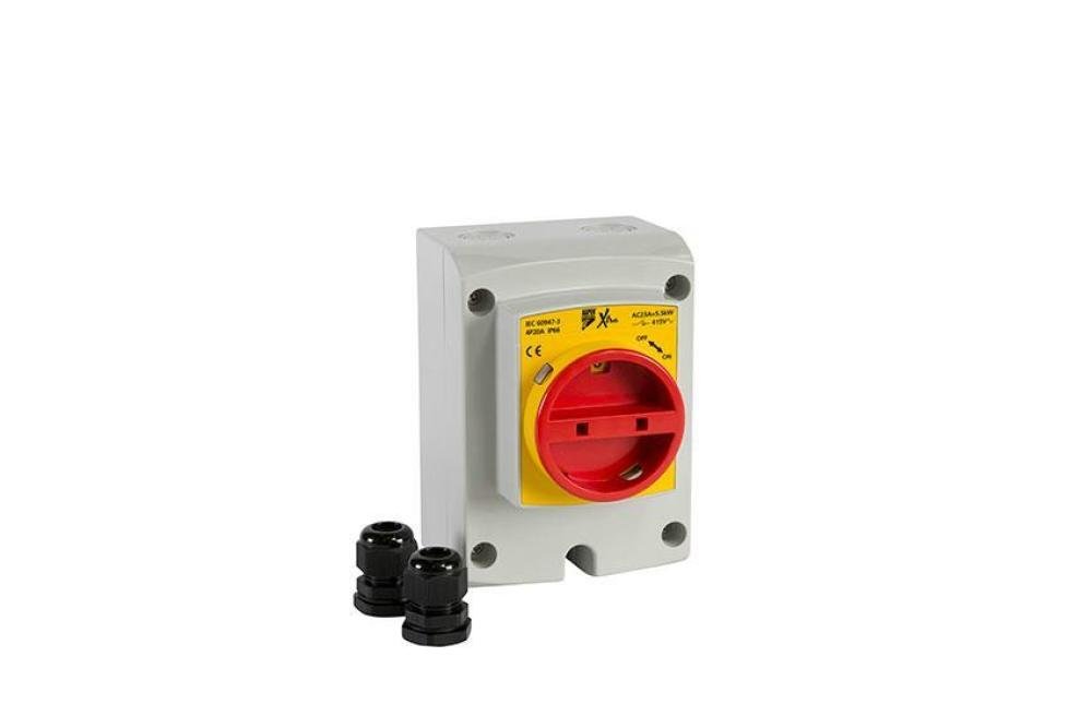 ASP-2420-000 | WERKSCHAKELAAR VOOR AIRCO-UNITS 4-FASIG - 20A - 105X113X150MM