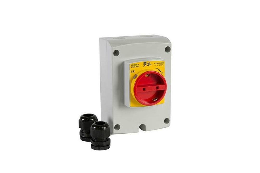 ASP-2463-000 | WERKSCHAKELAAR VOOR AIRCO-UNITS 4-FASIG - 63A - 180X120X113MM