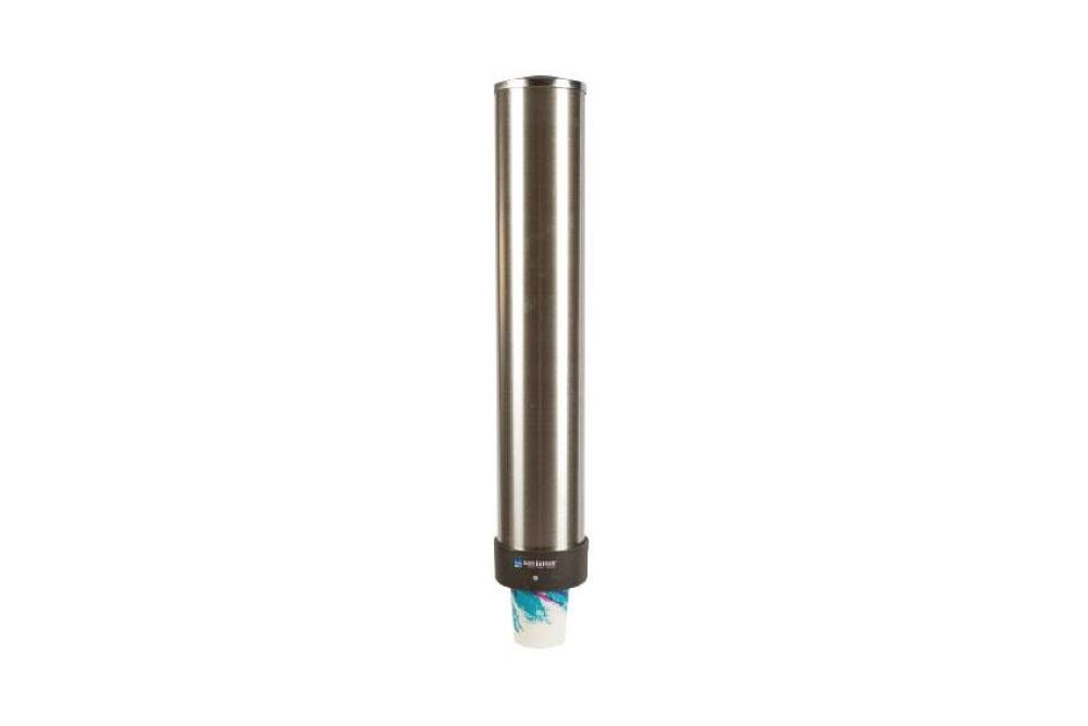 CDP-1201-000 | BEKERDISPENSER 'PULL' TYPE - RVS Ø BEKER: 70-98MM