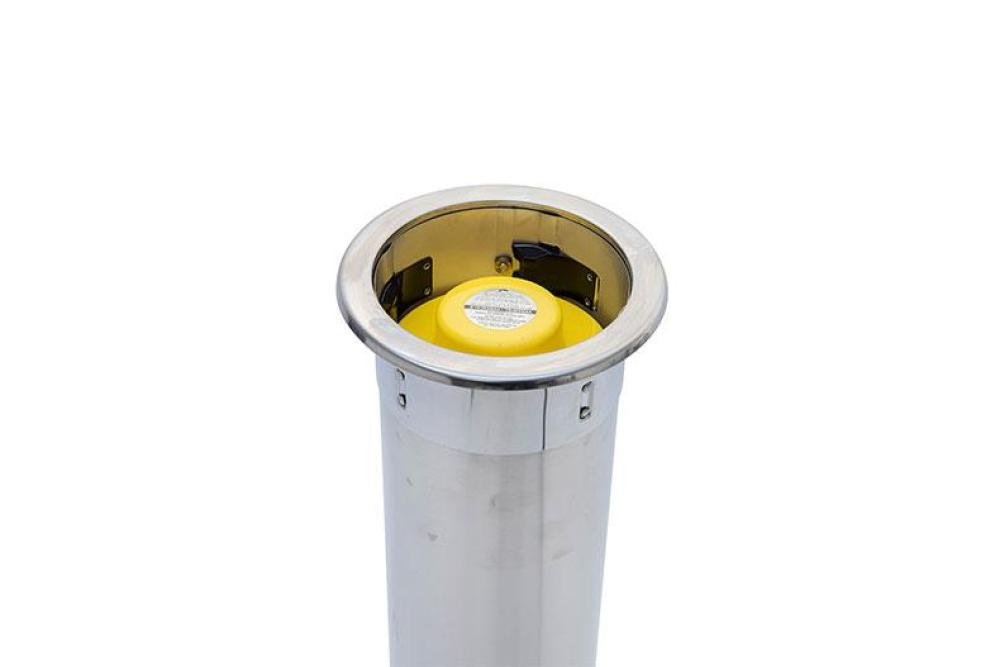 CDP-1022-000 | INBOUW BEKERDISPENSER - RVS HORIZONTAAL - Ø BEKER: 101-123MM
