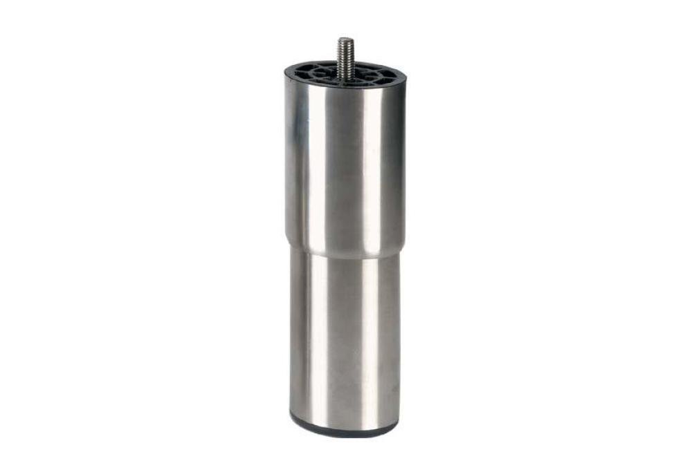 LSP-3610-020 | RVS STELPOOT ECOLINE - 205MMH TIGE M10 - ZWART KUNSTSTOF ZOOL