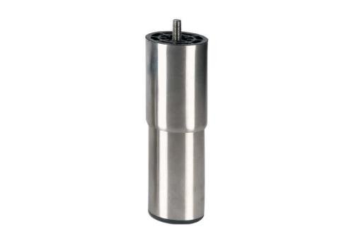 LSP-3610-020 | RVS STELPOOT ECOLINE - 205MMH TIGE M10 - ZWART KUNSTSTOF ZOOL