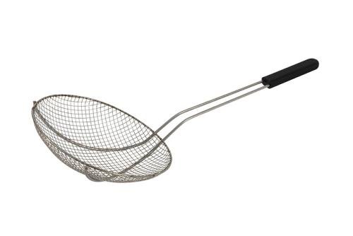 DRF-1128-000 | FRIETSPAAN RVS - Ø280MM GEVLOCHTEN DRAAD - KUNSTSTOF HANDVAT