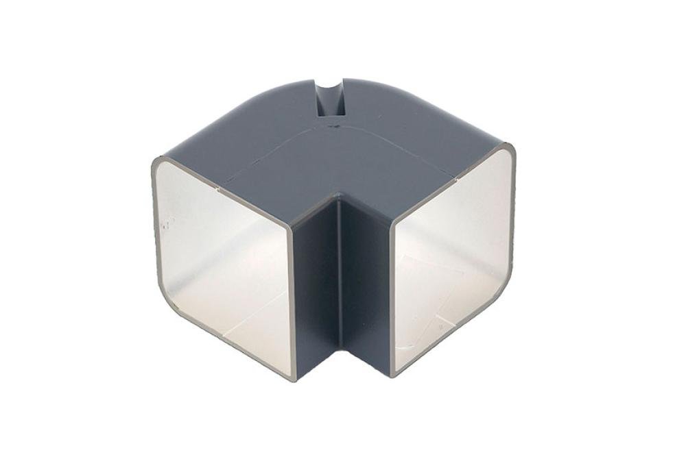 ADP-1322-313 | COUDE EXTÉRIEUR 90° - 70MM GRIS ANTHRACITE RAL 7016
